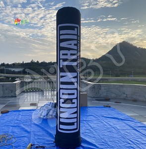 [Hot Item] Boyan LED Lighting Column Balloon Advertising Inflatable Tube Outdoor Pillars Events Inflatable Column