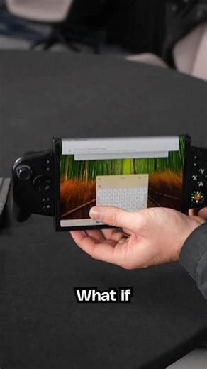 Have you actually wanted a foldable screen for your gaming handheld? #tech #mwc #lenovo #gaming | The Verge