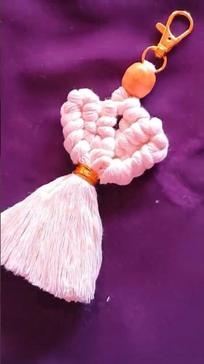 Macrame angel keychain tutorial | easy for beginners | christmas angel ornament |Handmade decor #diy