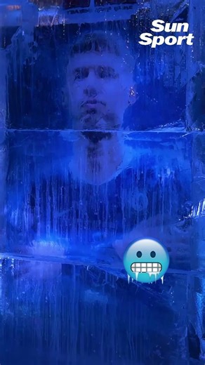 This ice sculpture of Cole Palmer outside Stamford Bridge is unreal 🥶 | The Sun Football