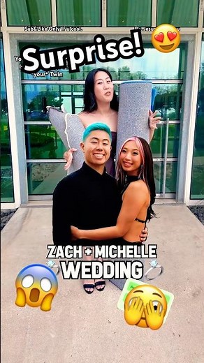 Zach and Michelle just got married… and she brought them rugs. Actual rugs. For real. 🧼🎁 Wedding