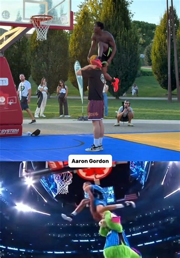 Recreating some iconic NBA dunk contests dunks! Everyone tag @NBA in the comments 🙌🏾🔥 #basketball #nba #nbaallstar #dunkcontest #sport