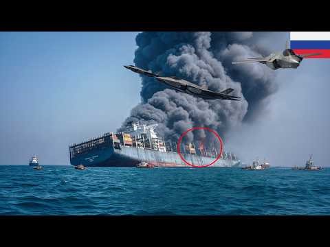 2 minutes ago! US F-35 fighter jet sank North Korean ship carrying 98,574 weapons to Russia | Arma3