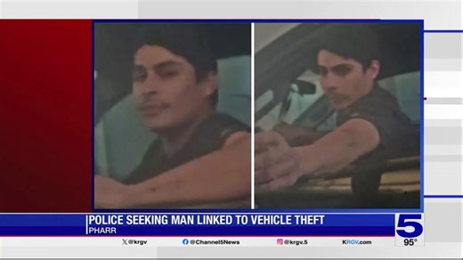 Pharr police seeking auto theft suspect