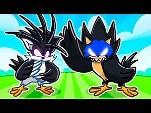 Growing Up as DARK SONIC BIRDS in Roblox!