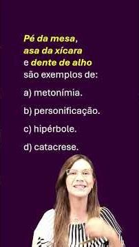 Português para Concursos | Figuras de Linguagem | Semântica