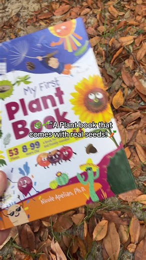 This plant book is such an exciting way to learn! #books #bookforkids #plants #educationalbooks