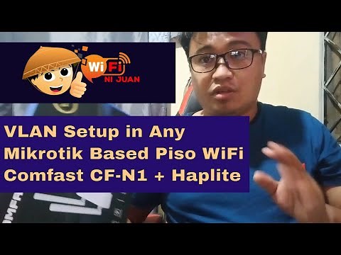 VLAN Set Up for JUanFi by Trunking | Works on any Mikrotik based PisoWifi System | Pinoy Tech Tips
