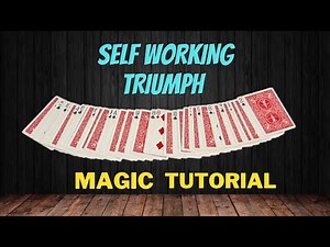 Easy Self Working Triumph Card Trick - Play It Straight Triumph 2.0 - Magic Card Trick Tutorial