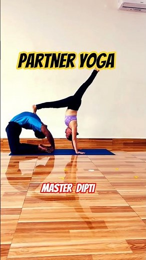 partner yoga #yoga
