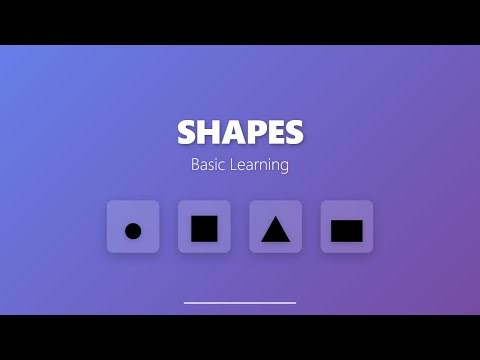 Shapes Basic - Circle, Square, Triangle, Rectangle 🔷