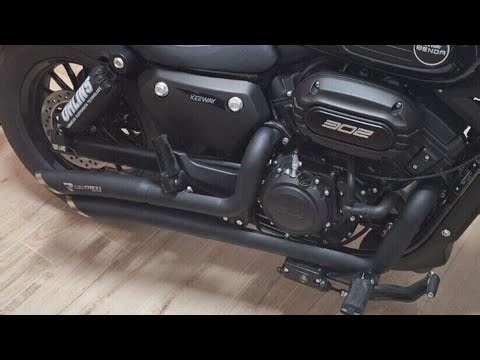 Keeway Benda v302c Custom Exhaust