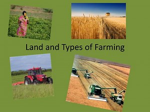 Land and Types of Farming - SlideServe