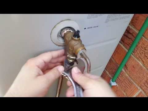 Replace hot water valve on Rheem Sterling