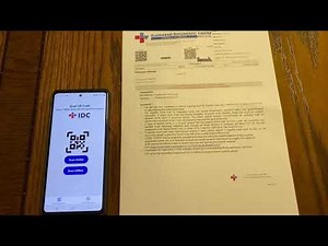 IDC Online & Offline QR Code Verification for Pre Travel Covid -19 PCR Report