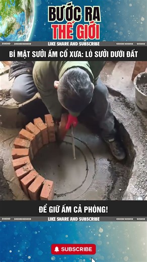 ANCIENT HEATING SECRET: UNDERGROUND FIREPLACE TO KEEP THE WHOLE ROOM WARM!