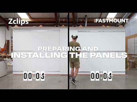 Fastmount vs Z Clips - How Do You Hang Your Wall Panels?