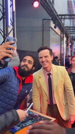 14K views · 91 reactions | The plot thickens  Andrew Scott meets fans on the #LFF red carpet. | BFI | Facebook