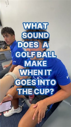Can you guess the sound of a golf ball dropping? ⛳️🧐 #golf #fun