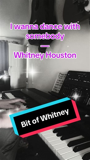 Dance with Somebody Piano Cover Inspired by Whitney Houston