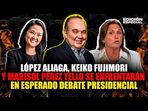MAR 27 - Rafael López Aliaga y Keiko Fujimori se verán las caras en nuevo debate presidencial