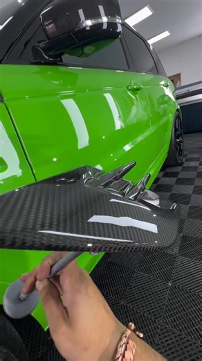 Delaminated clearcoat factory reset on these Carbon wing vents using the @proxl_brand XPRESS605 for UV protection and longevity against high heat temperatures. That glass finish made easy with no contamination in the paint using the @ultrastatgun stat gun @danny.svr | Pro-XL | Facebook