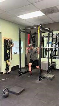 Barbell back split squat