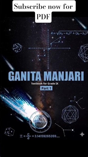 Class 9 maths Ganita manjari new ncert book 2026-27 pdf download #class9 #cbse #study #ncertbooks