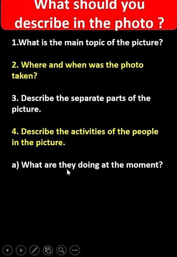 What to focus on in the descriptopn ? writing paper #Oxford_ESL_9280