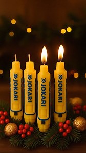 The second candle is lightening! Time for warmth, anticipation, and a brief respite in the year-end rush. We wish you a wonderful second Advent! ✨ 🕯️ | Jokari USA