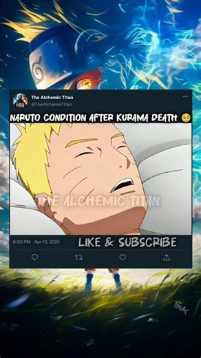 Naruto Breaks Down After Kurama’s Death 💔 | Saddest Moment in Boruto 🥺 #naruto #boruto