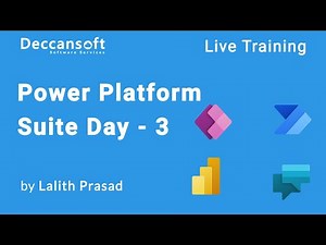 Power Platform Training Day - 3 | PowerBI, PowerApps, Power Automate, Power Virtual Agents