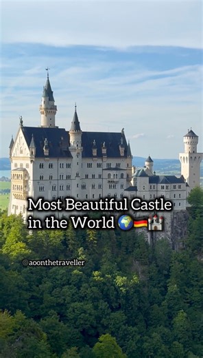 Neuschwanstein Castle in Bavaria, Germany 🇩🇪 ❄️❤️ Most beautiful castle in the World 🌎. This immense beauty was the Dream of King Ludwig II of Bavaria, Germany 🇩🇪 The Castle is located West of Munich near the town of Füssen and can be reached by a Train 🚊 Have you been to this alluring Castle in Germany 🇩🇪 #Füssen #Bayern #Bavaria #Germany #neuschwanstein | Aoon The Traveller