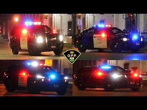Multiple Police Units Responding To Active Bar Fight - Ontario Provincial Police - Lights & Sirens