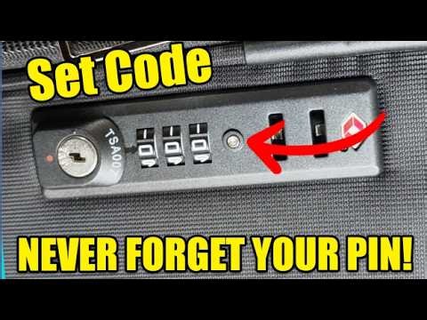 How to Set Samsonite B-Lite 5 TSA Lock (And Never Forget the Code!)