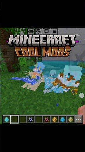 cute mermaid😍 Minecraft PE mods 🚀🥶