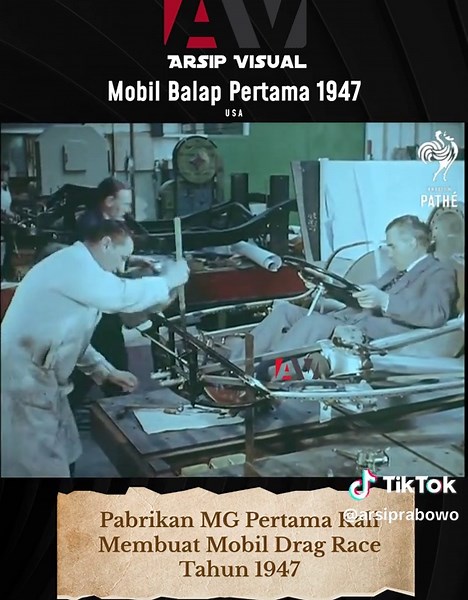 Arsip Pabrikan MG Pertama Kali Membuat Mobil Drag Race Tahun 1947 #mg #race #motor #fyp #car
