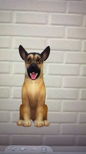 Sims dog version #sims4 #thesims4 #fyp #simslove #simsdog #simspets #dog #pets