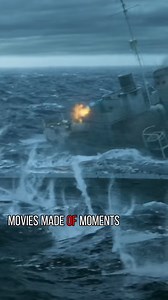 A destroyer uses its guns to sink a U-boat.Greyhound. | Ww2 Stories