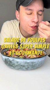 Salade de Poulpes Grillés Super Simple et Gourmande 🐙🥗 #poulpegrille #salademarine #recettegourmande #quoimangeroumanger | Quoi manger? Où manger?