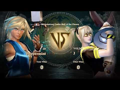 Peppermint vs Serial Designation J (Soulcalibur VI Custom Character Battle)