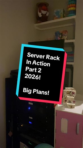 Home Lab: My Server Rack in action! My server rack has a lot of work to do now! My YouTube has just been monotise and I just want to say a big thank you to everyone! Go check out the channel (link in bio) to learn all about home labs and step by step guides on everything you need to know to get started! #homelab #proxmox #youtube #tiktok #homeserver