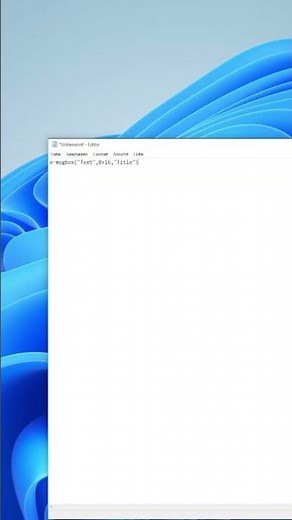 Make your own Error Message in Windows!