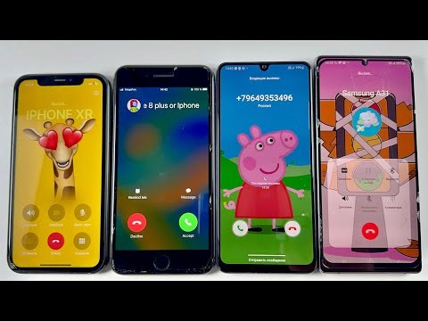 Incoming Outgoing Call IPhone Xr + Iphone 8 Plus + Samsung Galaxy A32 + Samsung Galaxy Note 20