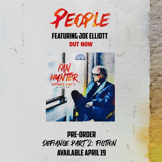373 reactions · 34 shares | The second single from Ian Hunter’s upcoming album “Defiance Part: Fiction” is here!  Listen to the new single "People" featuring Joe Elliott: https://sunrecords.lnk.to/People  Pre-order Defiance Part 2: Fiction, available April 19th : https://sunrecords.lnk.to/Fiction | Sun Records | Facebook