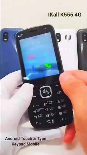 iKall K555 4G Android Touch and type keypad mobile phone