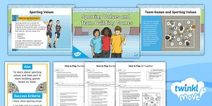 KS2 Sporting Values and Team Building Games Pack