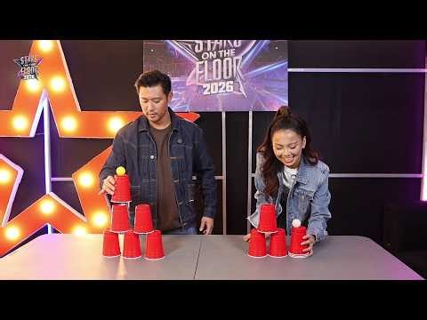 ‘Stars on the Floor’ 2026: Rocco, Sophia play ‘Tower Relay’ challenge