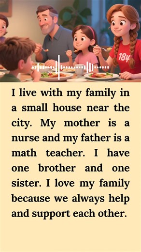 1.1M views · 24K reactions | Living with My Family - English Learning For Kids  #LearnEnglish #parents #family | English for kids | Facebook