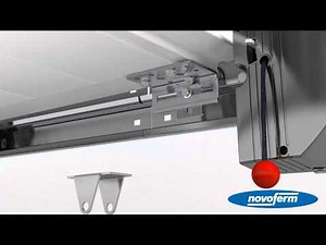 NovoPort Sectional Garage Door System iso 45 with vertical tension spring from Novoferm english